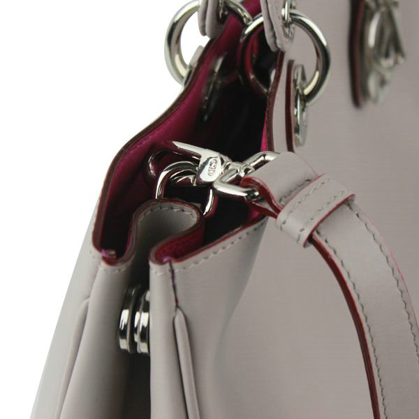 Christian Dior diorissimo original calfskin leather bag 44373 grey&purple